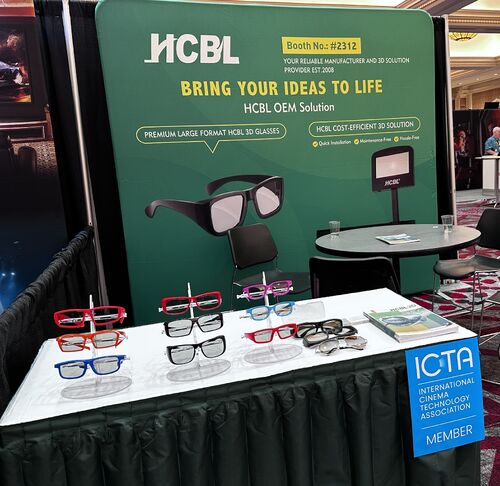 Latest company news about HCBL erfolgreich auf der CinemaCon 2026 in Las Vegas ausgestellt